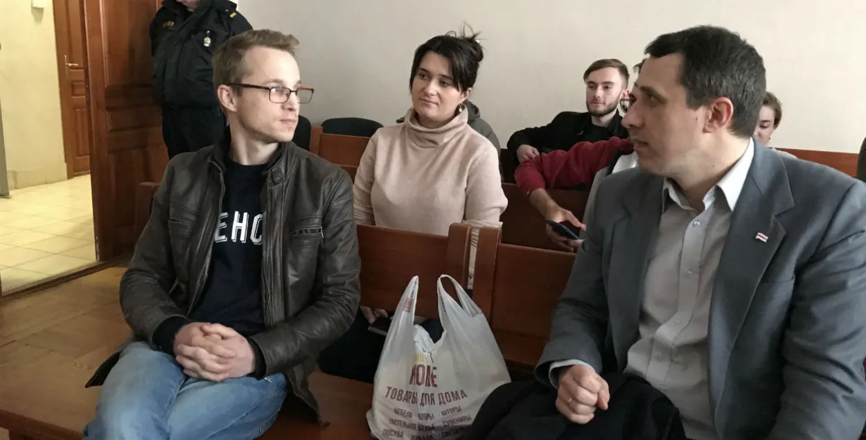 Дмитрий Дашкевич, Анастасия Дашкевич, Павел Северинец в суде / Еврорадио​