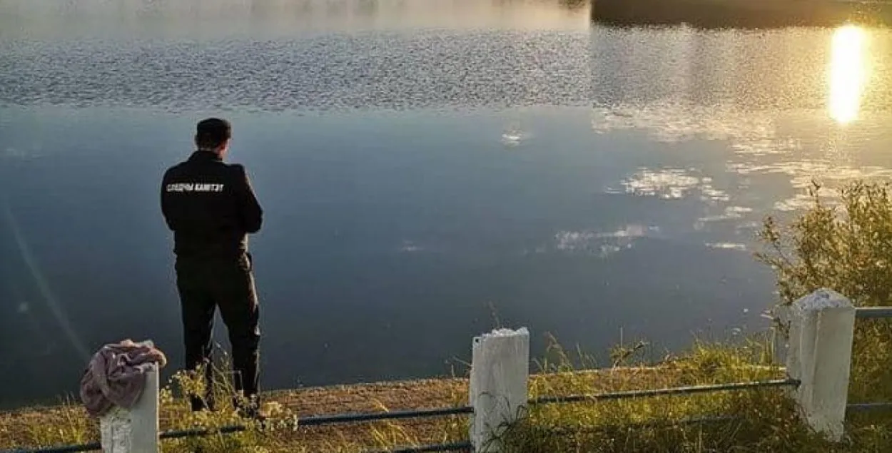 Агляд месца гібелі дзіцяці ў Мінскай вобласці ў пачатку чэрвеня / @skgovby​