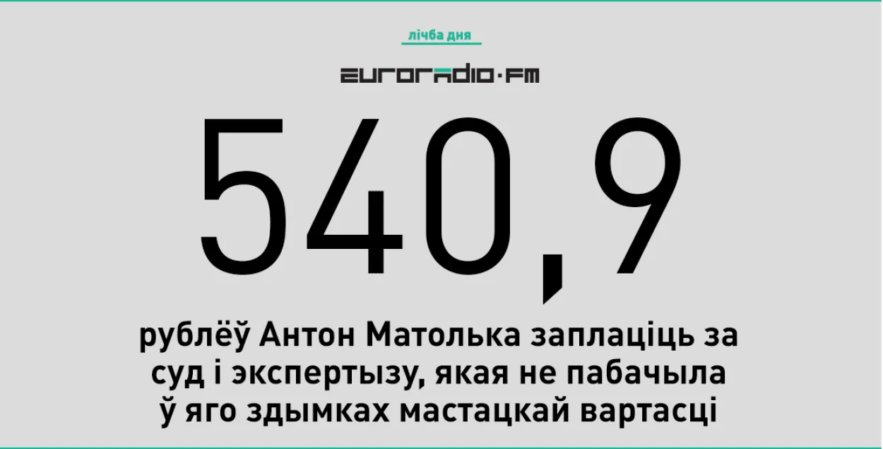 Фатограф Антон Матолька прайграў суд Белтэлерадыёкампаніі