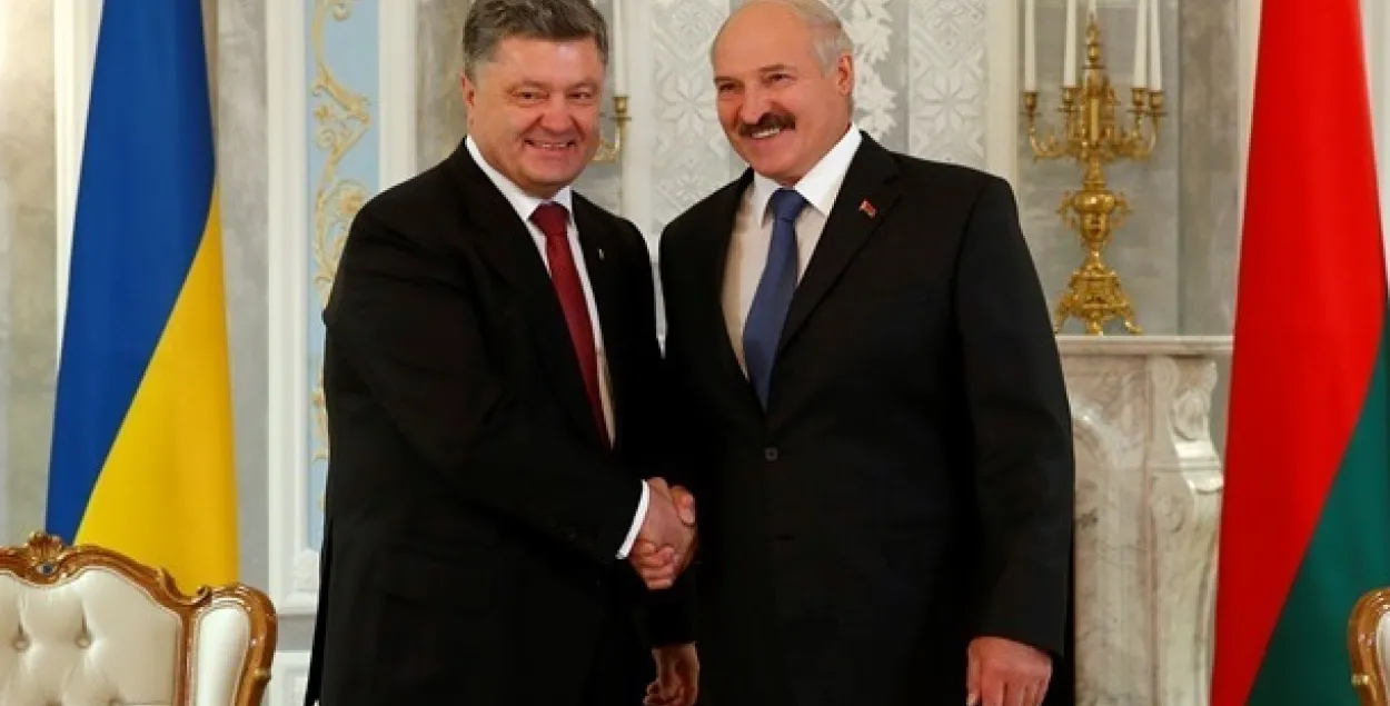 Прэзідэнт Украіны павіншаваў Лукашэнку з перамогай на выбарах
