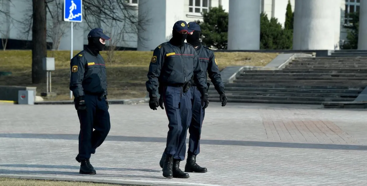 Белорусские милиционеры / Sputnik/dpa, иллюстративное фото
