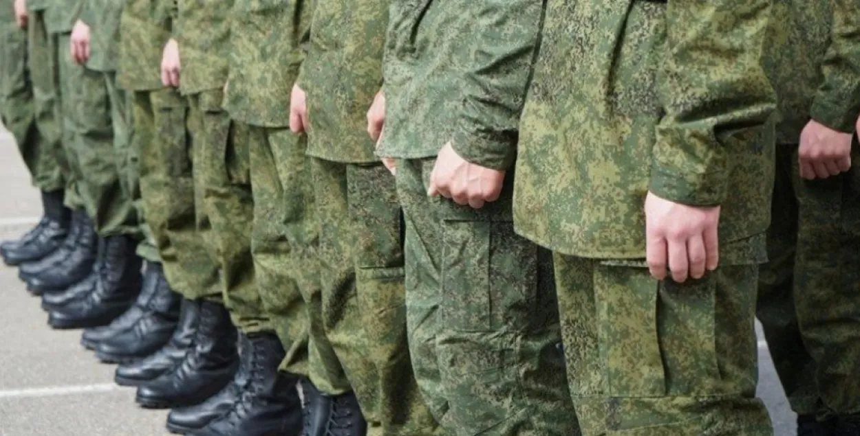 Солдаты в белорусской армии
