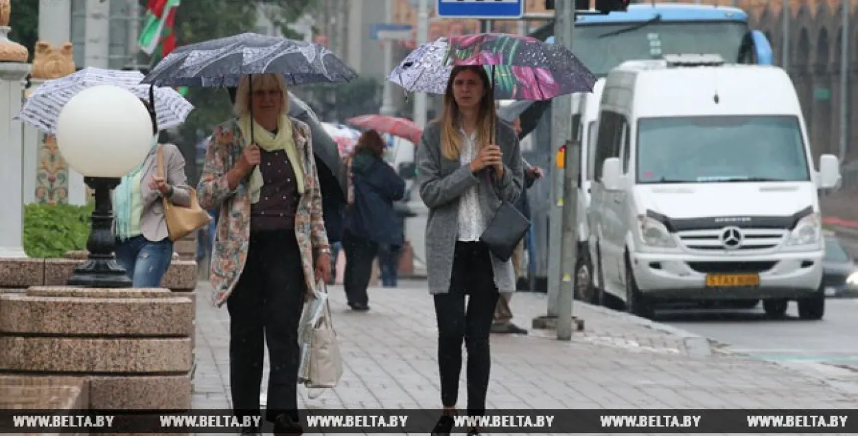 20 ліпеня ў Беларусі чакаюцца кароткачасовыя дажджы  з навальніцамі