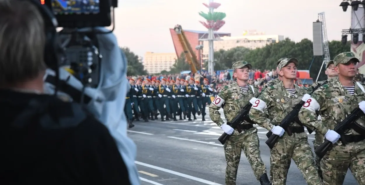 Парад в Минске / Еврорадио