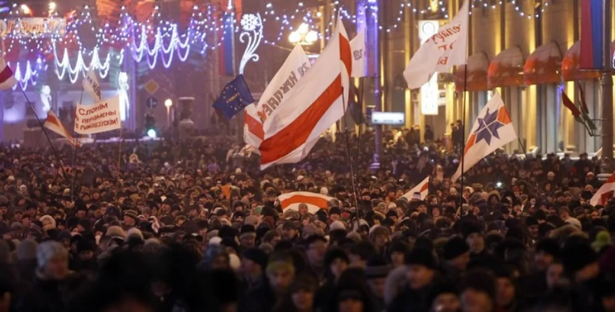 10 лет "Плошчы-2010" — одной из самых массовых белорусских акций протеста 