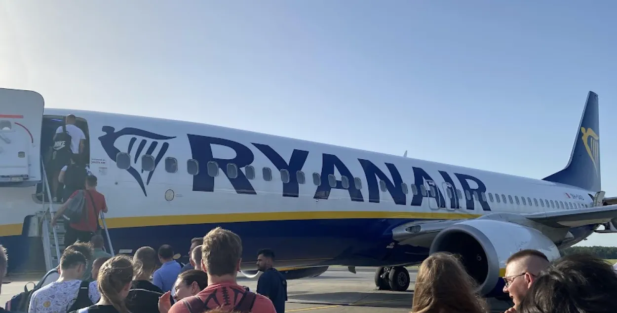 Самолет Ryanair / Еврорадио