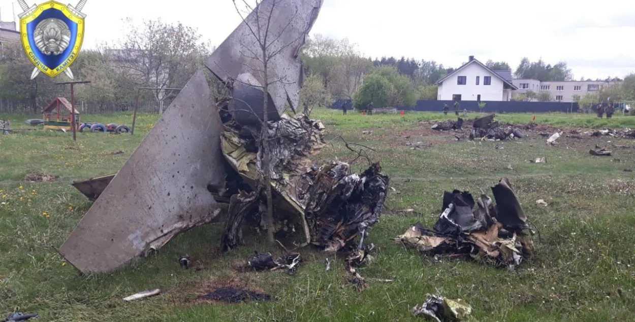 В Барановичах разбился Як-130 / пресс-служба Следственного комитета