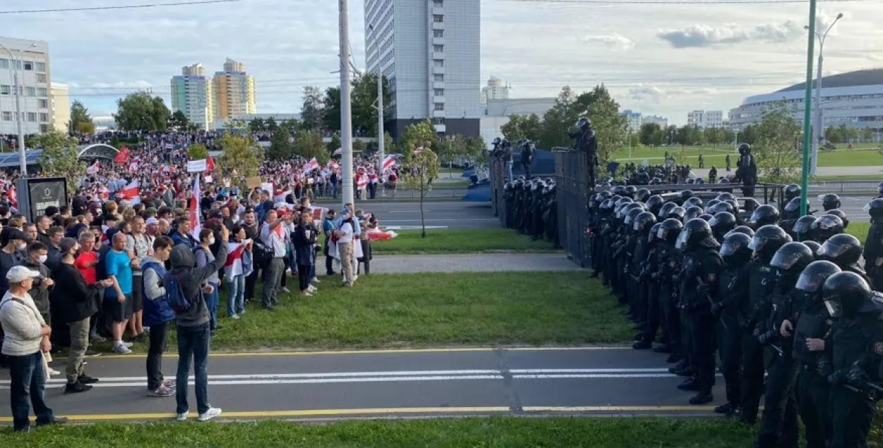 Акция протеста в Минске / Еврорадио​