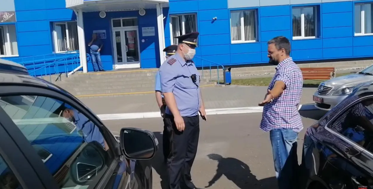 На участке в Столбцах задержан наблюдатель — начальник штаба Черечня
