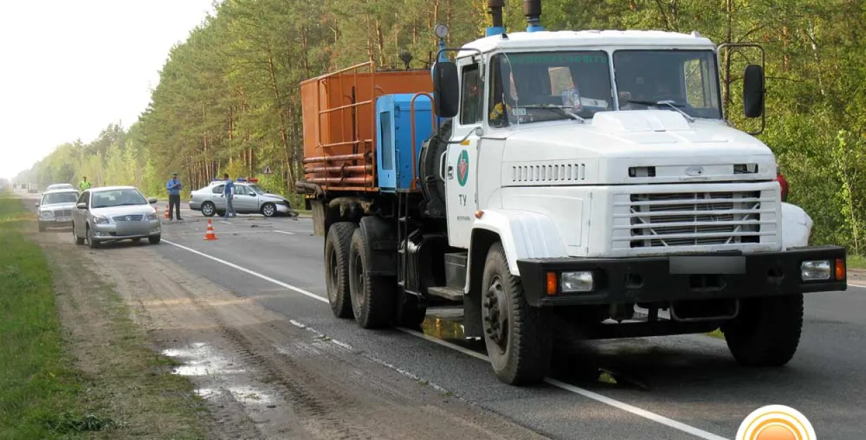 У Светлагорскім раёне разбілася машына, у якой было 6-гадовае дзіця (фота)