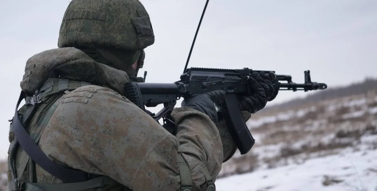 Расійскі вайсковец у Беларусі / Мінабароны