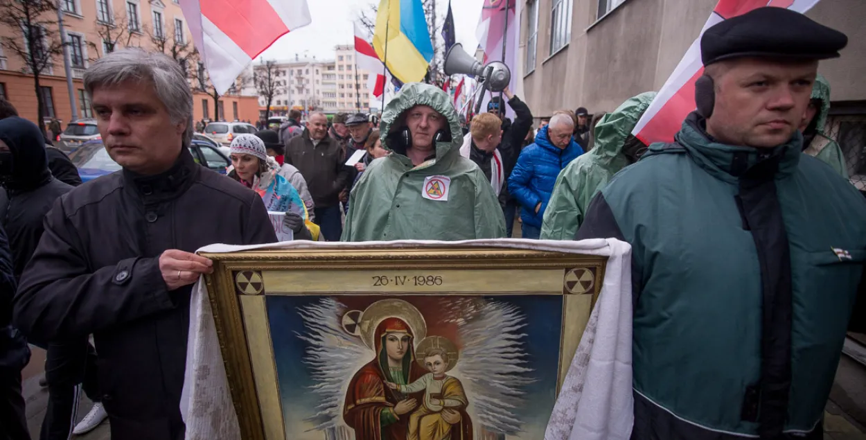 Мінскім уладам прапанавалі новы маршрут шэсця на “Чарнобыльскі шлях”