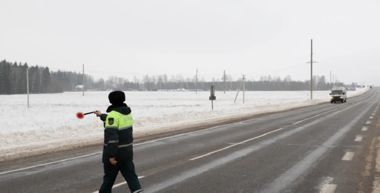 Працуе транспартная інспекцыя