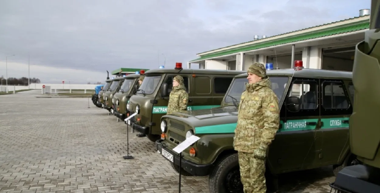 Белорусские пограничники на новой заставе
