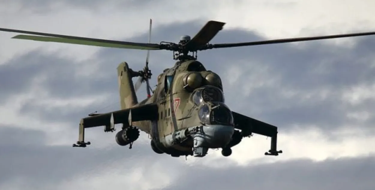 Вертолет Ми-24, иллюстративное фото
