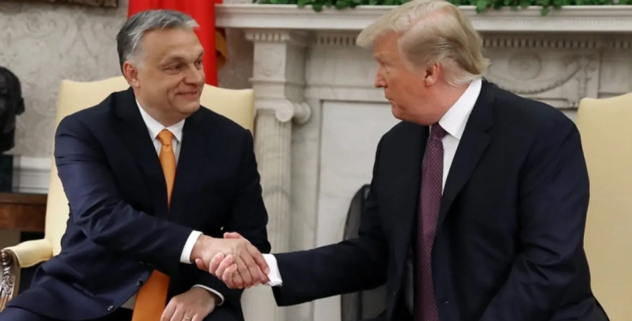 Виктор Орбан и Дональд Трамп&nbsp;
