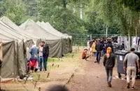 Лагер бежанцаў у Літве​ /&nbsp;DELFI / Josvydas Elinskas