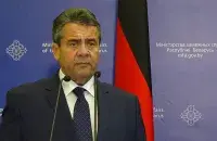 German Foreign Minister Sigmar Gabriel in Minsk on 17 November 2017. Photo: Zmicier Lukashuk&nbsp;(Euroradio).