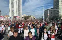 Марш Герояў у Мінску 13 верасня 2020 года / Еўрарадыё