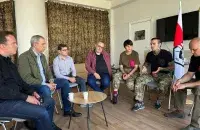 Падчас сустрэчы прадстаўнікоў Офіса і кіраўніцтва ПКК / Во время встречи представителей Офиса и руководства ПКК / t.me/tsikhanouskaya