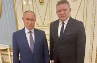 Уладзімір Пуцін і Роберт Фіца
