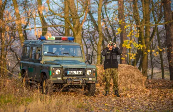 Польскі памежнік на дзяжурстве / twitter.com/Straz_Graniczna​