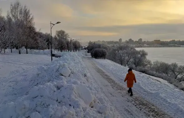 Зіма ў Мінску / Еўрарадыё