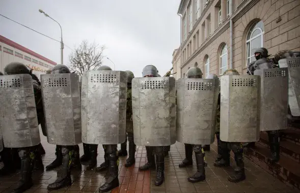 Беларускія сілавікі / Еўрарадыё, архіўны здымак
