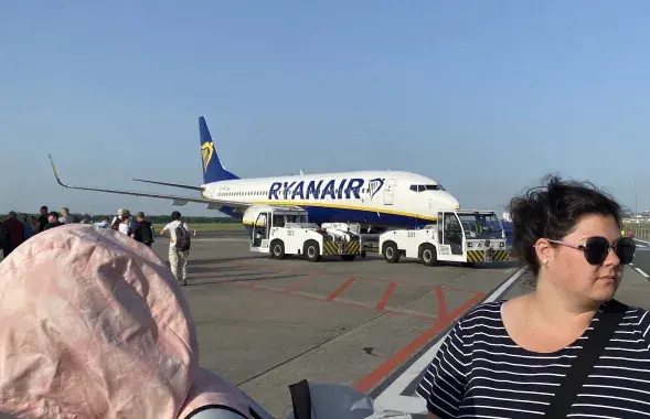 Борт Ryanair / Еўрарадыё