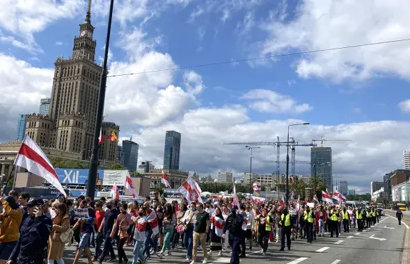 Марш Салідарнасці ў Варшаве / Еўрарадыё