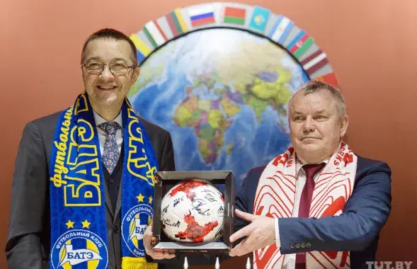 Анатолий Капский и Федор Домотенко. Фото: sport.tut.by​
