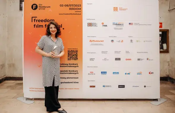 Mara Tamkovich won the main prize of the Freedom Film Festival / facebook.com/mara.tamkovich
