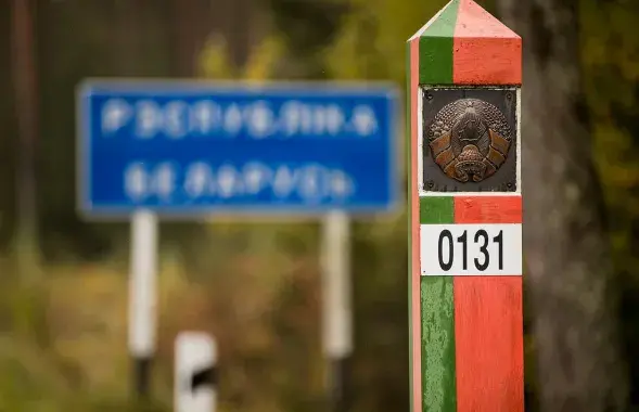 Беларуская мяжа / lrt.lt
