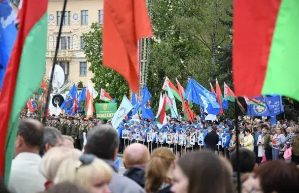 Плошча Перамогі ў Мінску / Еўрарадыё​​