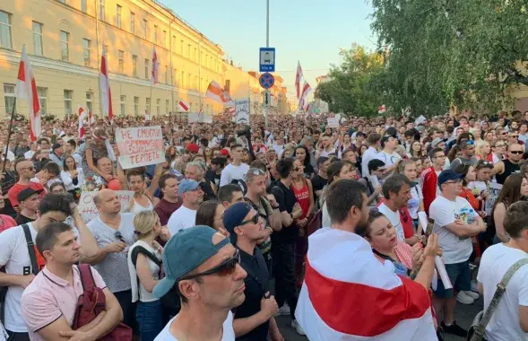 Протесты в Беларуси / Еврорадио