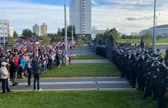 Акция протеста в Минске / Еврорадио​