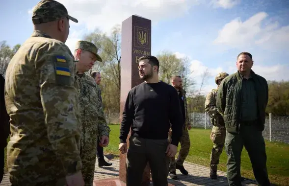 Владимир Зеленский на границе /&nbsp;president.gov.ua
