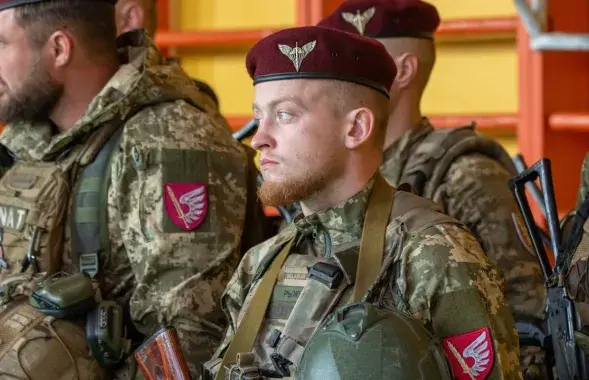 Белорусский десантник с позывным "Рыжий"
