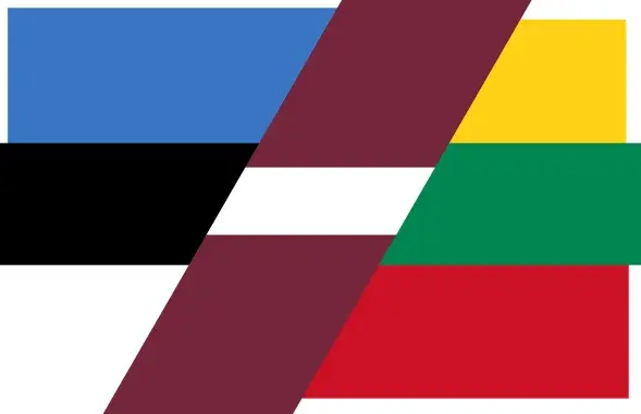 Сцягі Эстоніі, Латвіі і Літвы