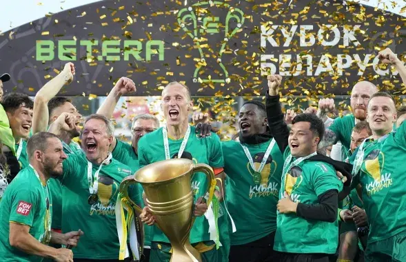 Футболисты гродненского "Немана" во второй раз стали обладателями Кубка Беларуси
