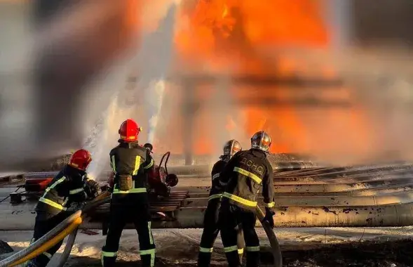 Пожар на предприятии в Киевской области&nbsp;
