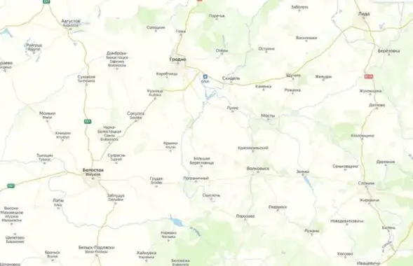Так выглядит из-за границы обновленная карта Яндекса
