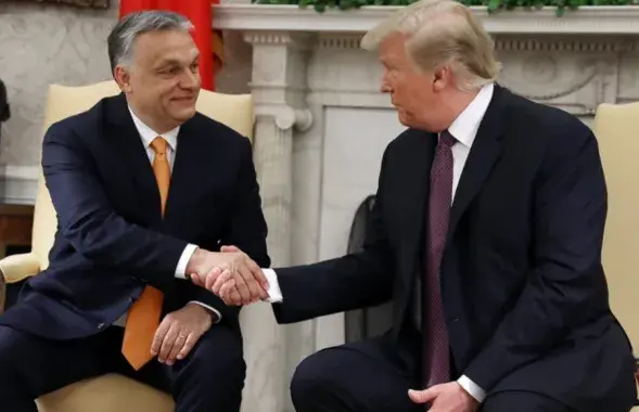 Віктар Орбан і Дональд Трамп
