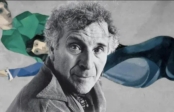 Collage with a photo of Marc Chagall&nbsp;
