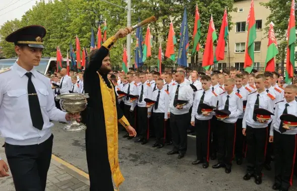 Без православного священника такие мероприятия не проходят
