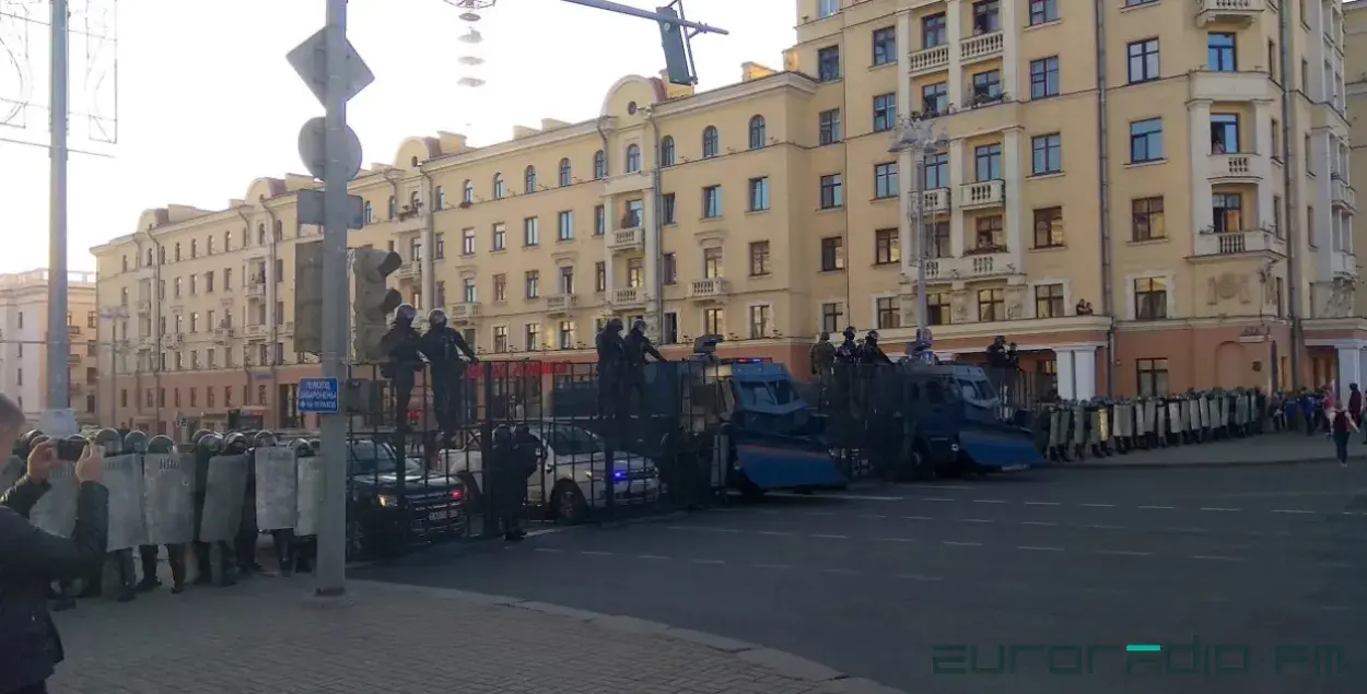 Осенью 2020-го в Минске во время массовых протестов на улицах были тысячи силовиков