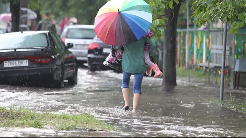 Патоп у Брэсце (фота, відэа)