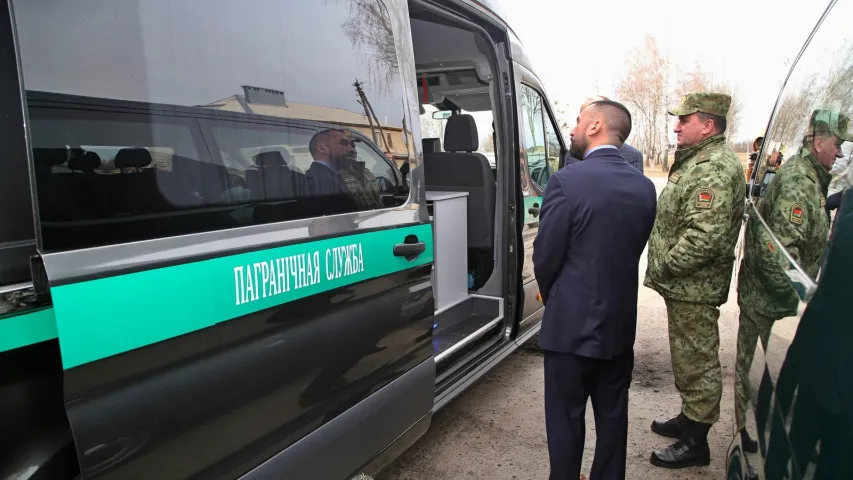 ЗША перадалі абсталяванне беларускім памежнікам