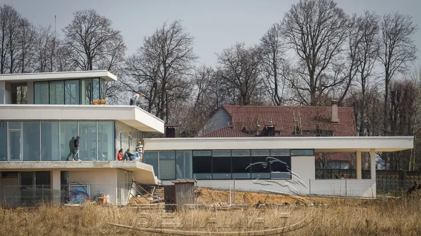 Як будуецца дом Домрачавай і Б'ёрндалена (фота)