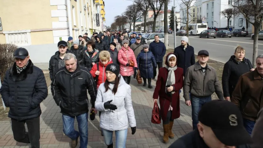 У Оршы сёння пройдуць суды над удзельнікамі "Маршу недармаедаў"